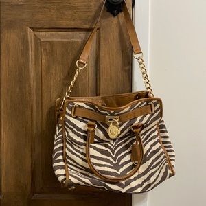MICHAEL KORS ZEBRA PRINT TOTE